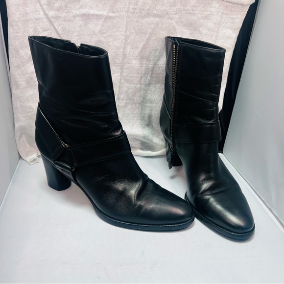 Cole Haan Leather Ankle Boots with Nike Air made in Italy - Picture 2 of 9